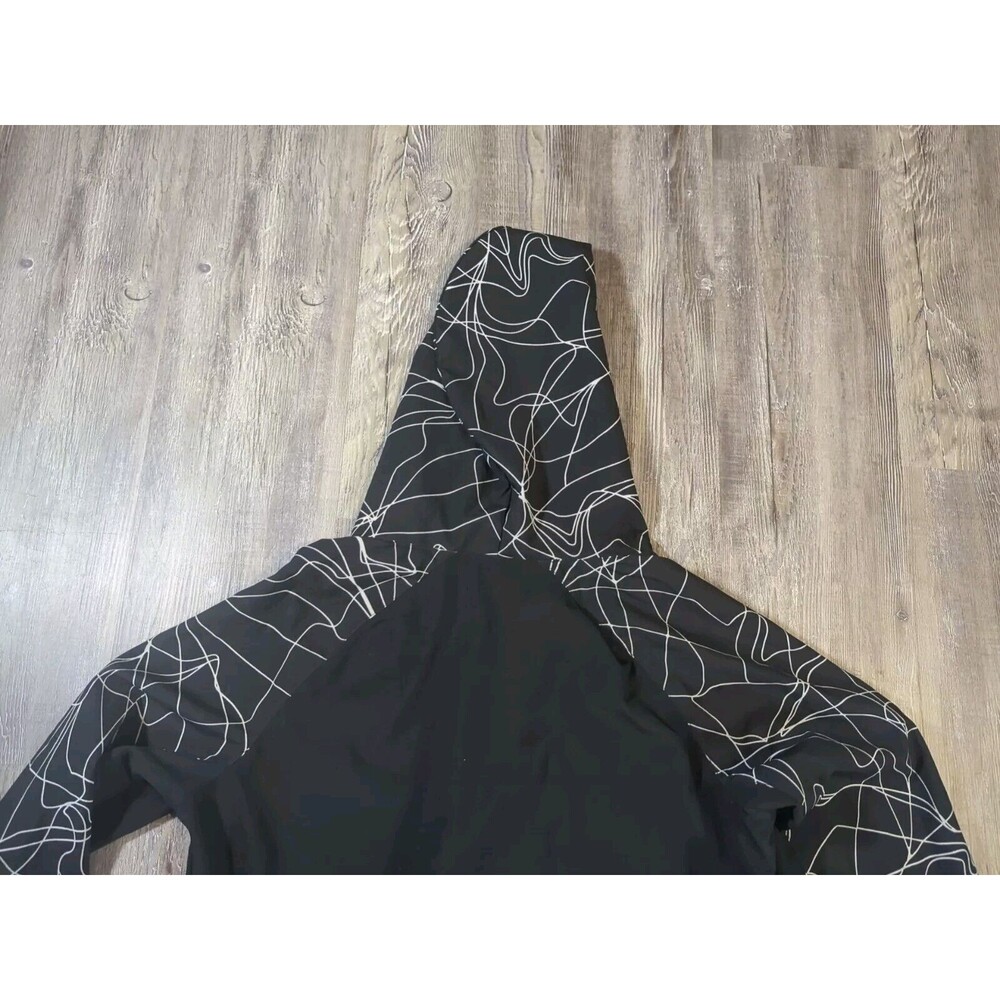 Fabletics Jiae Lightweight Jacket Black White Scribble Women's Size Large - Picture 14 of 15